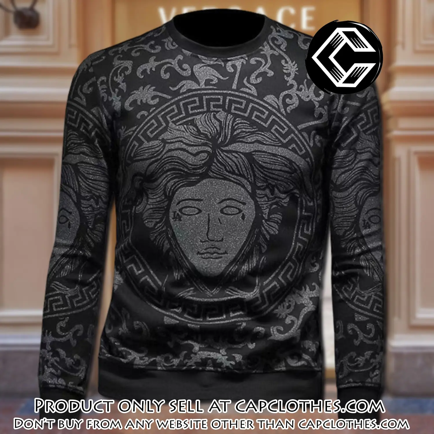 Versace luxury ugly sweater for winter lzu1411 cc0244588